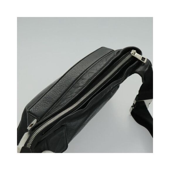 Pre Loved Gucci GG Marmont Leather Shoulder Bag Unisex Black - Picture 6 of 8